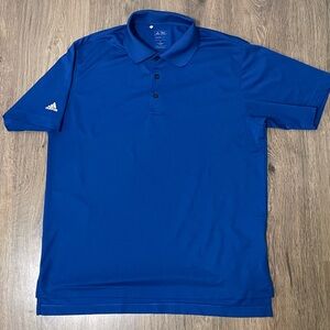 Adidas golf shirt M medium Blue Men’s Climalite. 3/$10 or 4/$12 bundle deal